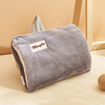 Rechargeable explosion-proof warm baby hot water bag belly water warm hand treasure female cute plush cartoon warm water bag