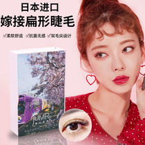 Grafted eyelashes single flat light air eyelashes eyelashes super dense natural mink velvet false eyelashes 0 15