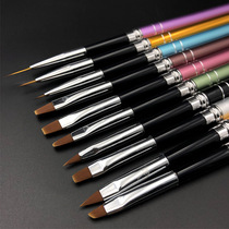 Nail salon pen tremble with brush set drawing pen full set of professional dysickness pen high grade gradient pen
