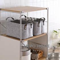Thickened felt storage basket clothes basket cloth snack storage box toy finishing box laundry basket dirty clothes basket