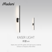 led wall lamp living room corridor aisle minimalist background wall lamp bedroom bedside simple personality long wall lamp