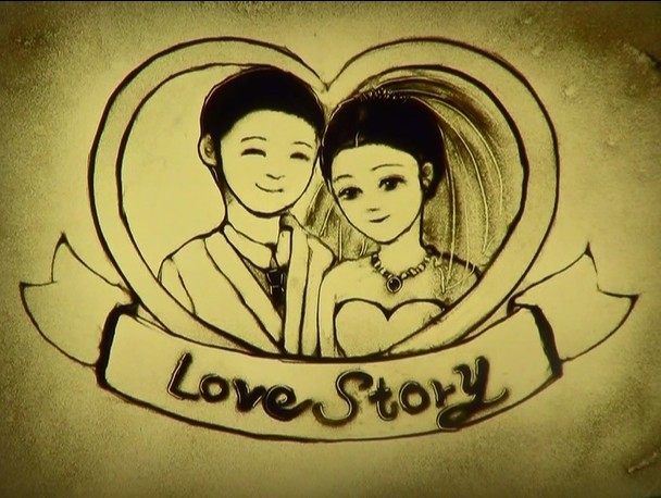 情人节沙画表白视频 情人节礼物 个性定制特价促销