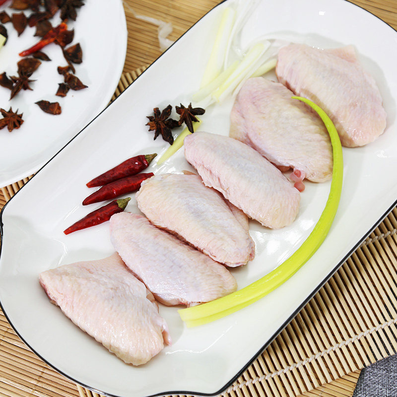 密云农家 散养土鸡肉 鸡翅中 生鲜鸡肉翅中500g 京津冀次日达_不打折