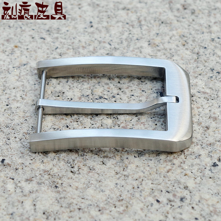 304不锈钢皮带扣头3.95cm弧边斜角防过敏针扣腰带扣头