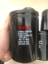 US CORNELL DUBILIER 10000UF 400VDC disassemble inverter electrolytic capacitor looks good