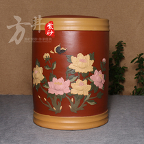 Special Price Purple Sand Tea Leaf Jars Large Yixing Puer Puer Wake Tea Jar Coarse Pottery Original Mine Storage Tea Tank Bulk