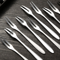 Stainless steel Fruit fork suit Creative European-style Home Child fruit Sign fruit inserts with small forks of fruit