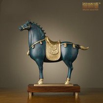 Copper master Tang Mas second zodiac all-copper Feng Shui crafts Home decorations Office Feng Shui lucky ornaments