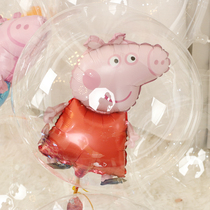 Net red wave ball transparent 10 inch 18 inch 20 inch 24 inch 36 inch balloon ball skin balloon thick explosion-proof round