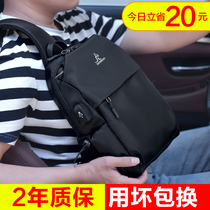 Binney kangaroo chest bag mens summer tide brand large capacity canvas chest bag Multi-function waterproof mens bag crossbody bag men