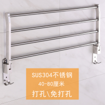 Towel rack European bathroom hardware pendant set Toilet toilet bathroom shelf Single-layer folding bath towel rack