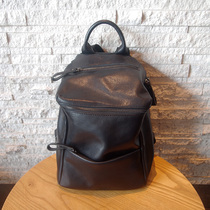 Sheepskin niche backpack female leather original handmade 2021 new multi-compartment large capacity Tide womens backpack