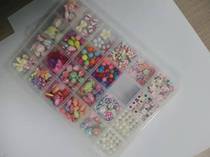 22225 bracelet necklace material bag of loose beads Beads Grilled Lacquer Real Color Glass Rice Beads Coat Acrylic Letter Beads