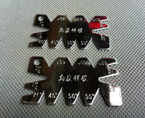High-quality wire cutting tool template tool plate angle template arc template thread template