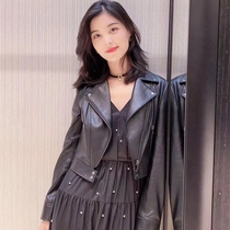 Brother Amarshi new 2020 Autumn womens official website motorcycle leather jacket short coat 5400240