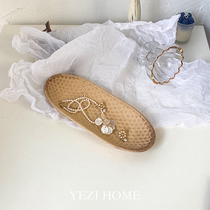 Ins style retro old sawdust tray decoration studio creative photo props jewelry storage tray