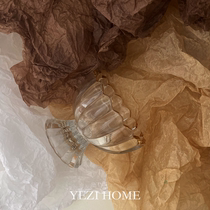 Nordic style ins wind petal Phnom Penh retro round ice cream cup net red pudding simple tall breakfast cup