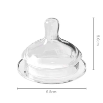 gb good child pacifier square round series bottle self-control flow silicone material ultra-wide-caliber imitation breastmilk texture 2