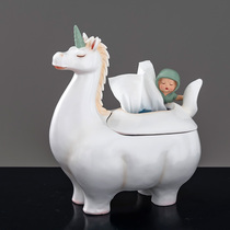 Creative Nordic tissue box ornaments home living room coffee table table storage bedroom desktop drawing paper box home decoration