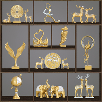 European wine cabinet office ornaments living room porch TV cabinet home crafts decoration creative desktop decorations