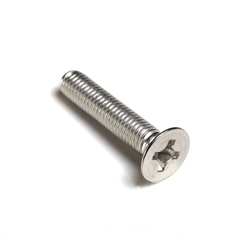 m1m12m14m16304不锈钢十字沉头螺丝钉平头螺丝螺钉304gb819