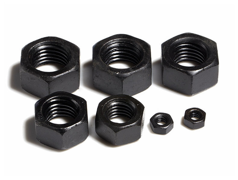 m2-m48/8.8级高强度/发黑六角螺母/六角螺帽/m2/3/4/5/6/8/10-48