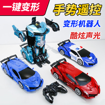 Deformed Toy Oversize Police Car Plane Bumblebee to Robot Diamond Fire Truck Human Boy Model