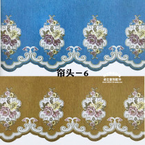 (6) European-style finished product Curtains Curtain beautifully Snow Neill curtains Curtain Mantle Window Mantle Bedroom Window Decoration