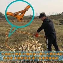 Bale corn stalks Divine Instrumental Bundling Machine Simple Agricultural Corn Straw Baler manually finishing twigs strapping machine