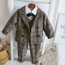 Childrens tuxedo Mens Inron Little suit boy suit Three sets of suit handsome suit flower boy baby boy