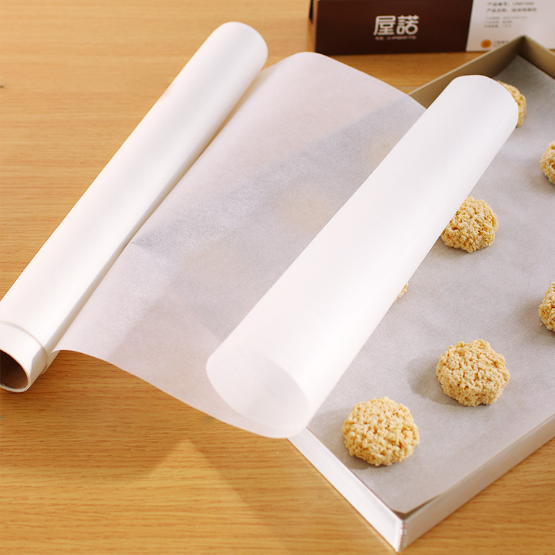烘焙工具 屋诺硅油烤箱纸 食品级蛋糕西点吸油纸烤箱烧烤10m