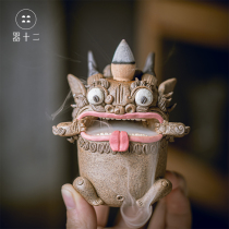 The twelve dragons of nine children gluttonous reverse incense burner tea pet creative gift small ornaments aromatherapy incense burner incense incense