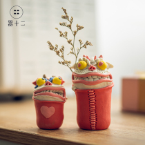 12 Healing small ornaments Shrek desktop Cartoon creative incense plug birthday gift cute things