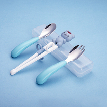 Children training chopsticks 3 years old baby section for early childhood assisted learning spoon 6 years old practice chopstick suit Two-section 4