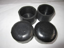 Rubber foot cover steel pipe jacket furniture table and chairs rubber round foot cover inner diameter 35 38 40MM