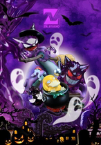 Spot Fat Homestead Gk ZN Studio 3rd Play Jersey Treasure can Dream Halloween Scene Handout GK