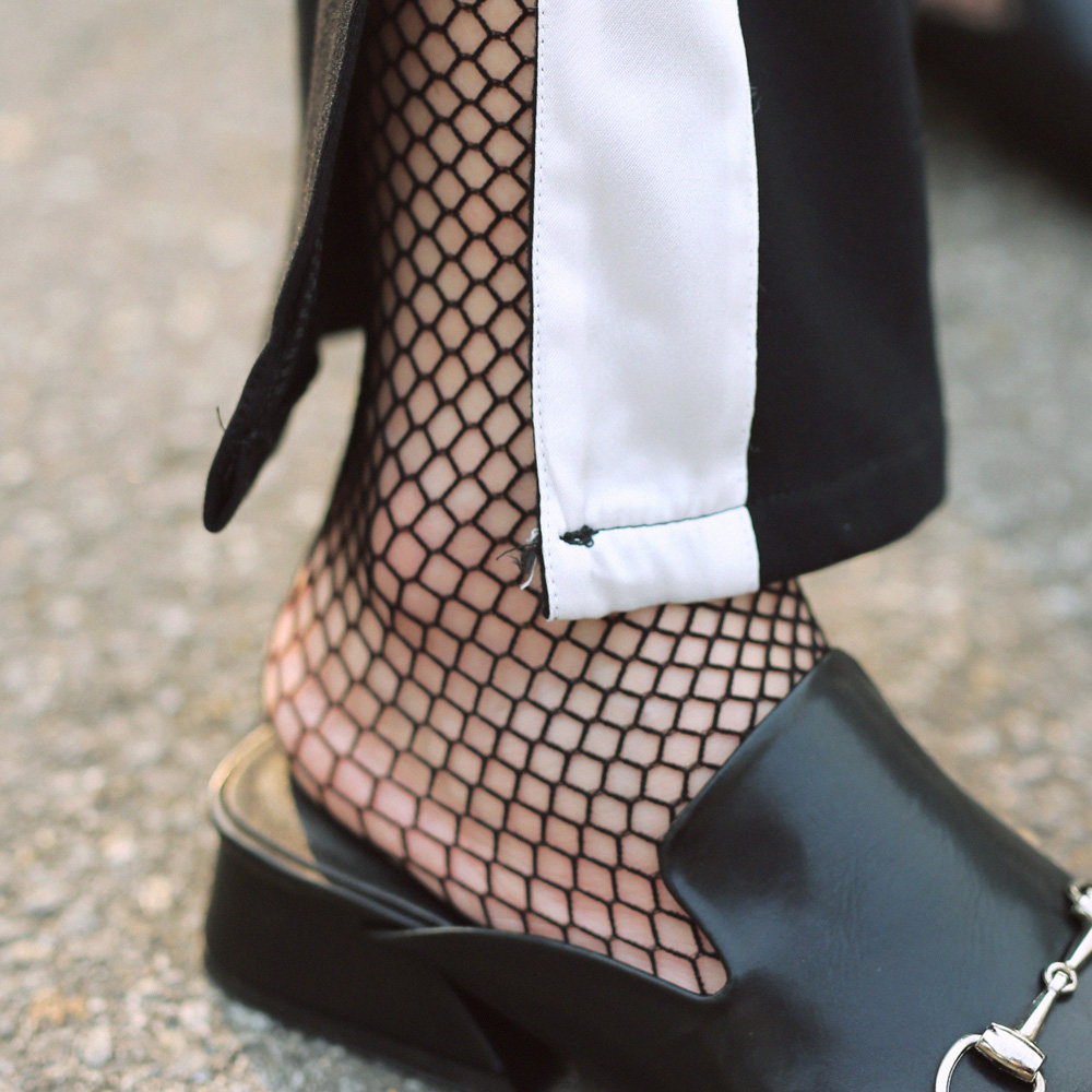 whatever黑色渔网眼性感短袜复古打底网格镂空洞女袜丝袜网袜