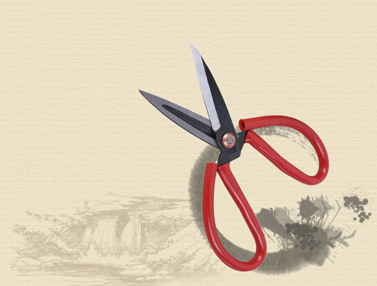 黑复合家用剪刀锋利结实老虎钢剪工业家用多用大号剪子