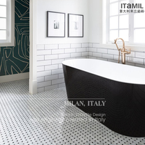 Gorgeous ritual natural stone mosaic toilet marble floor tiles designer background tiles