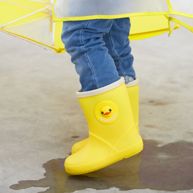 儿童雨衣雨鞋套装男童女童可爱胶鞋幼儿学生水鞋小孩防滑宝宝雨靴