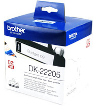 Sibling sign machine ribbon DK-22205 (white bottom black character) QL-570 820nw 1100NWB