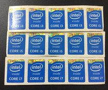 intel Core 4th generation I3 I5 I7 LOGO laptop sticker label LOGO