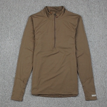 2 0 autumn men outdoor elastic sports stand collar half zipper long sleeve warm function underwear quick dry T-shirt base shirt