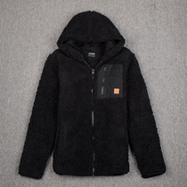 Autumn Winter Style New Outdoor Features Mens Speed Dry Warm Thickening with Caps Grip Suede Dressing Plus Size Zip-Zipped Cardigan Jacket