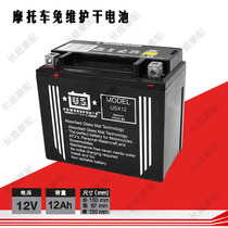 Mori MG500 MV800 magic Rui 500 motorcycle battery 12V14AH battery maintenance free dry battery
