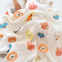 Baby six-layer gauze bath towel newborn cotton super soft absorbent cover baby bath towel baby newborn child