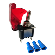 DIY Car Retrofit Power Cut Switch Gear ON OFF Power Lights Red Light Two Gear Rocker 12V20A New Product