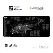 Chenyi custom CH-53E 47KA helicopter personality cloth smooth desktop design game mouse pad table pad