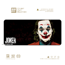 Chenyi custom e-sports JOKER clown design creative personality oversized lock edge game mouse pad table pad