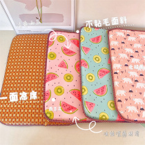 Summer Ice Silk Fabric Pets Mat Cool Mat Cat cold Feel No Sticky puppies sleeping in cold and quick bifacial mattresses